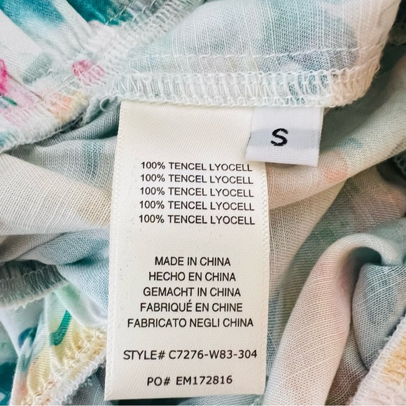 ANTHROPOLOGIE Cloth & Stone Watercolor Floral Mini Skirt Size S - Picture 8 of 8